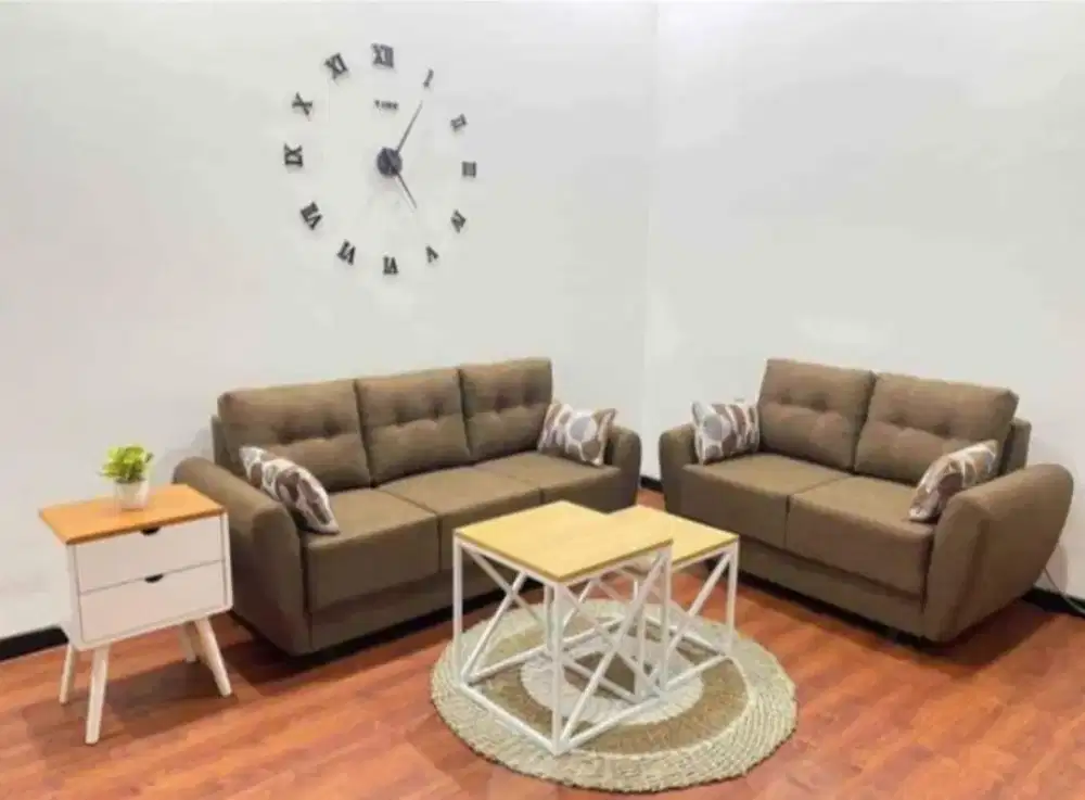 Sofa Retro Type 3.2 + Meja Besi