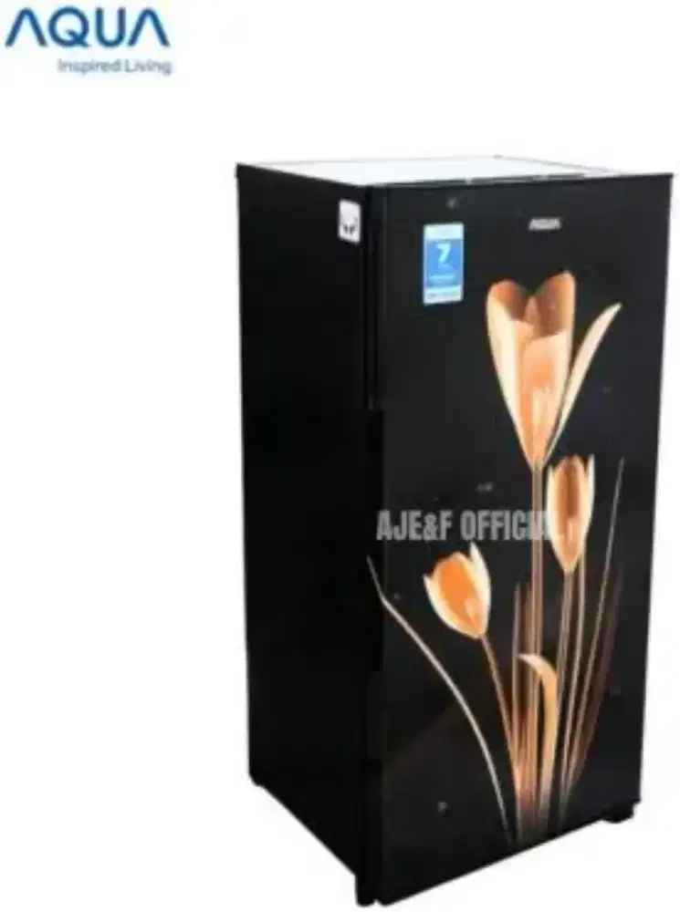 Kulkas 1 Pintu AQUA AQR (Lily Yellow) Low Voltage D190LK