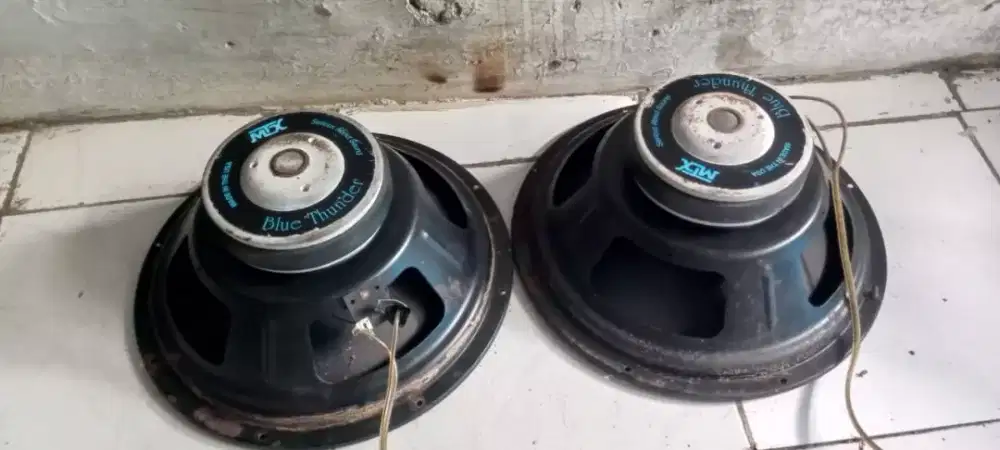 Audio jual sepeker UK 15in merk blue thuder USA suara bas mantab