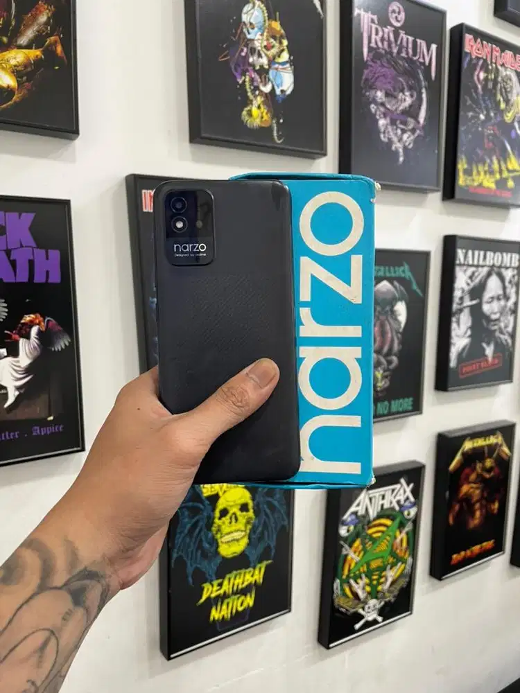 Realme Narzo 4/64 Fullset Lecet Pemakaian Murahh