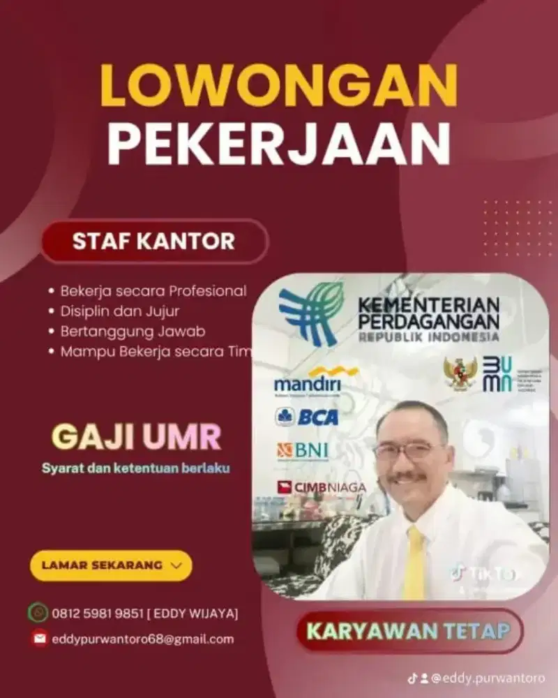 Lowongan kerja admin