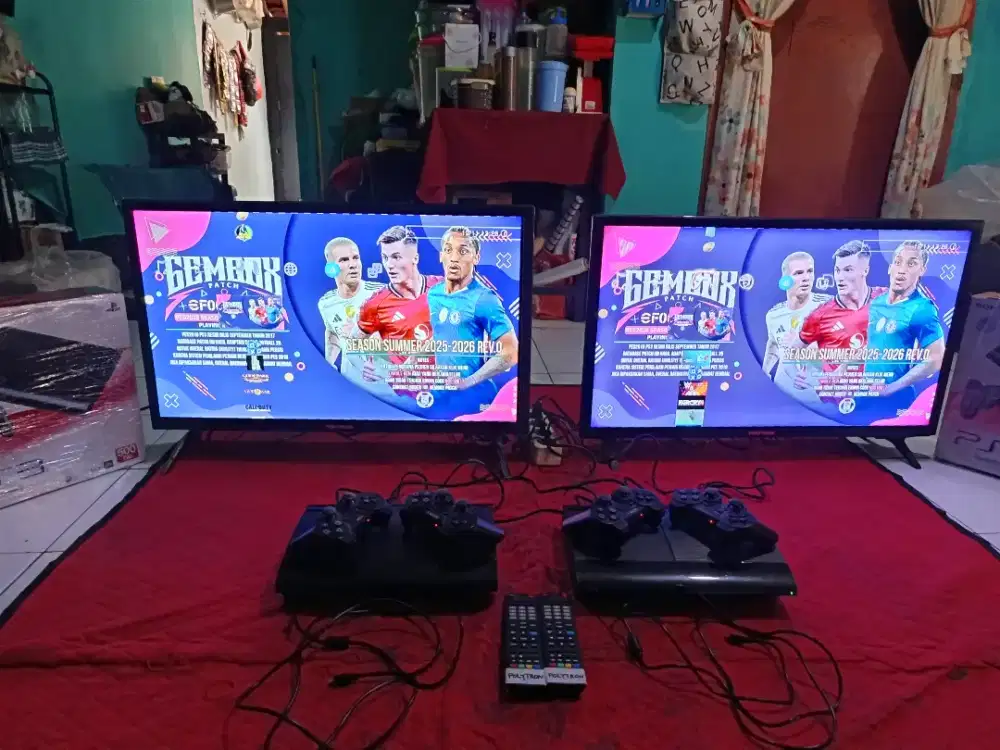 JUAL BORONGAN PS3 500GB + TV 32 INC 2 PAKET