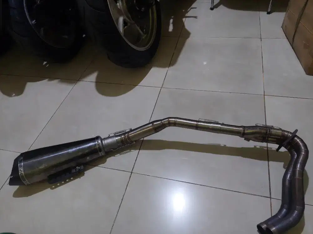 Knalpot kenalpot prospeed black shark ninja 250 fi new