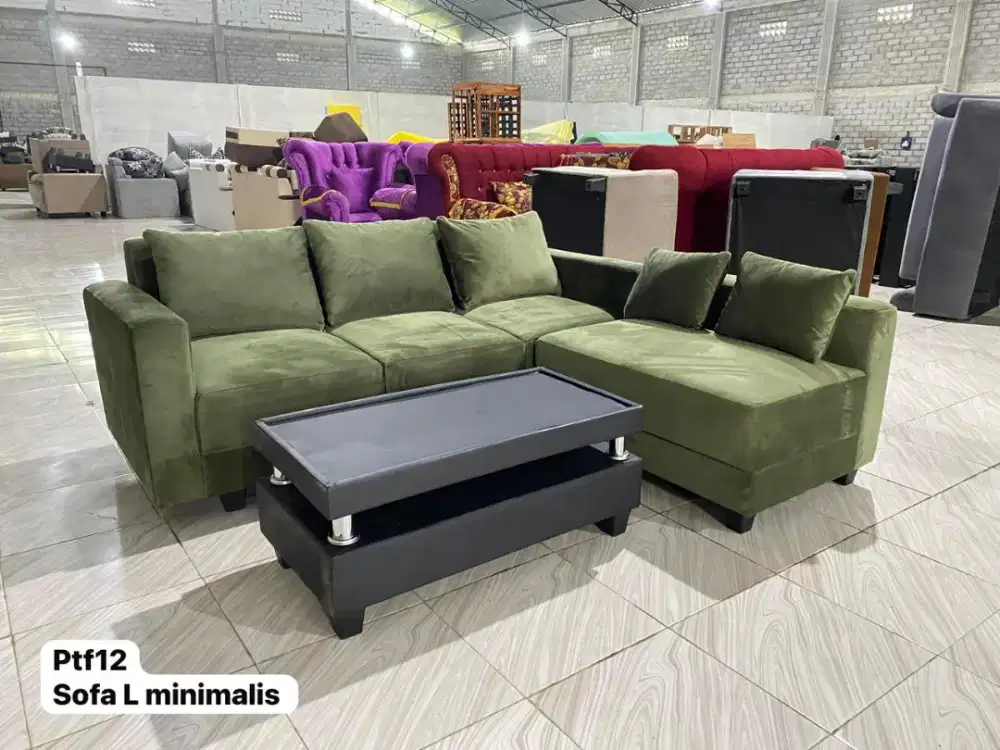 Sofa L/Sofa Sudut Minimalis