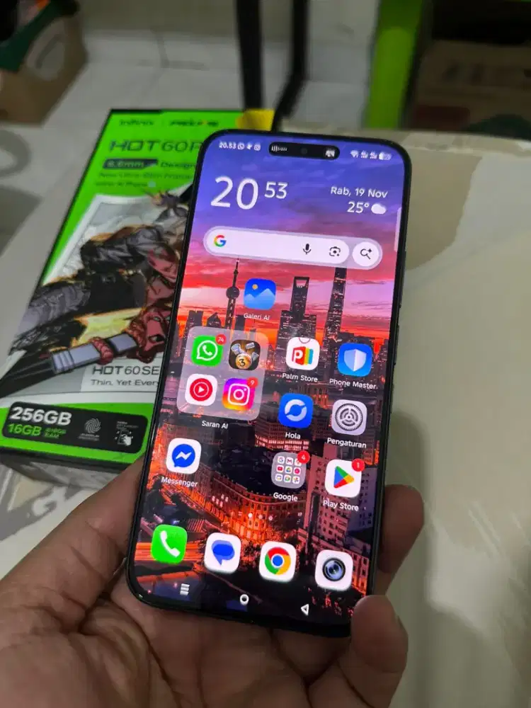infinix hot 60 pro8+8 gb ram 256 gb rom