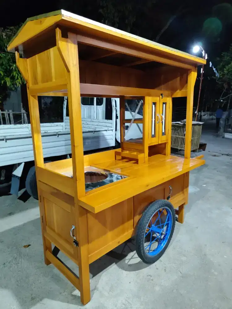 Jual Gerobak Angkringan,Bakso,Mie Ayam,Bubur,Roti BakardlL.Free ongkir