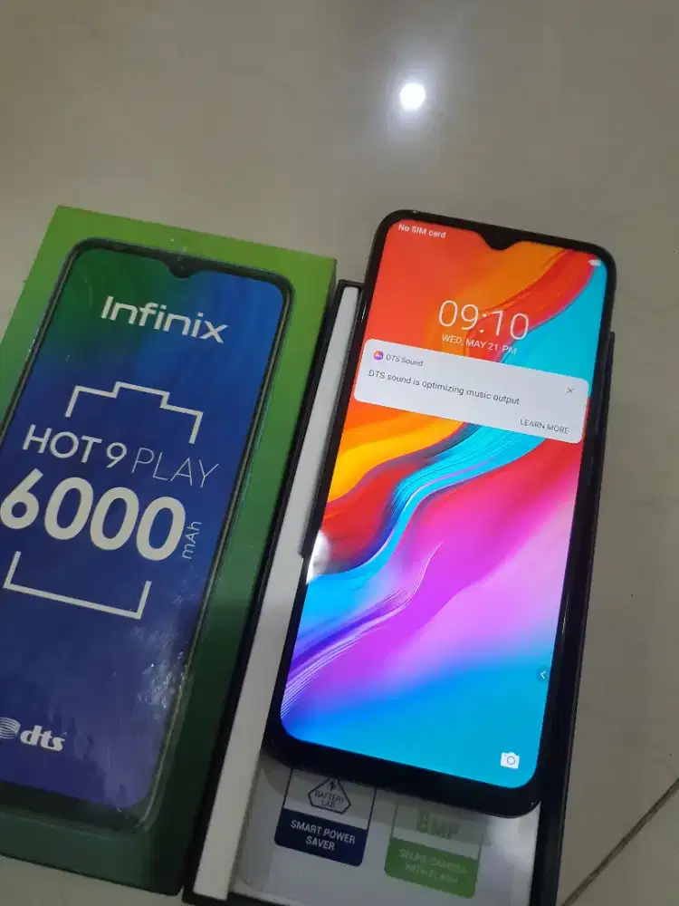 Infinix Hot 9 play ram 4/64 mulus nominus
