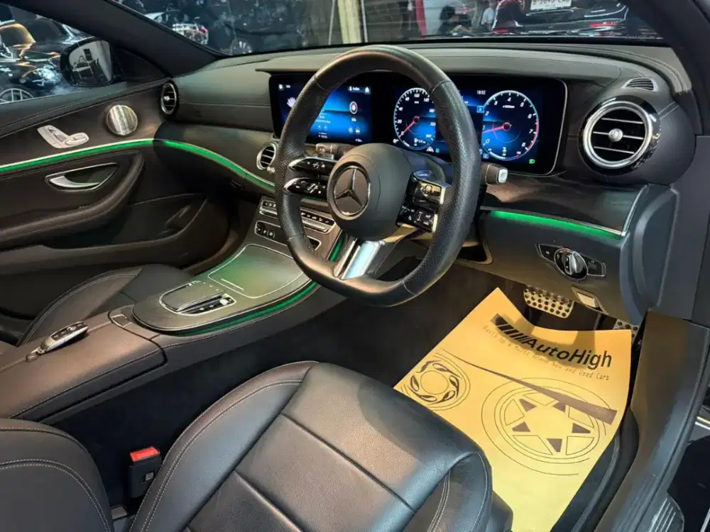 DP10% [Km8.000] E300 AMG 2023 Black Reg 2024 #AUTOHIGH