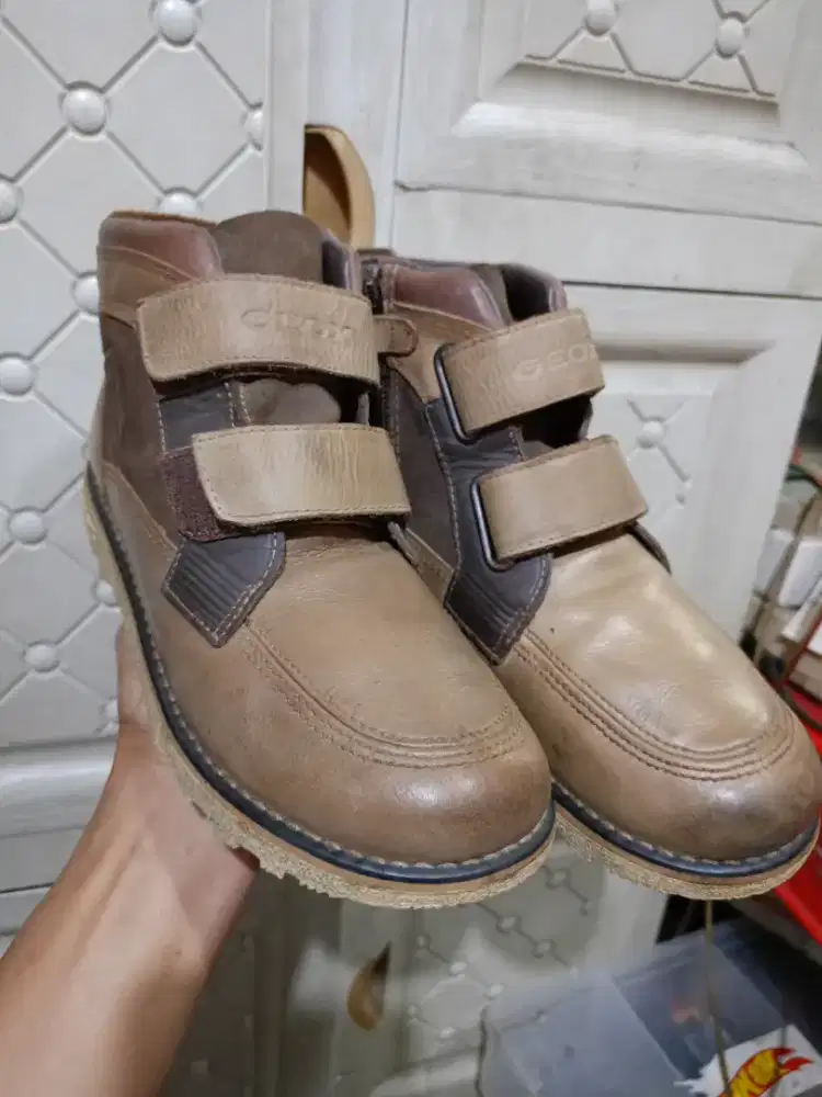 Sepatu Boots kulit Wanita Geox Original