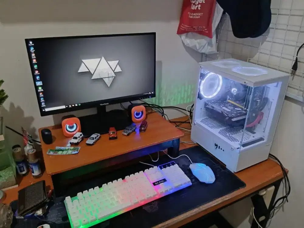 Rakitan PC game & desain edit i5 fullset kondisi baru free ongkir BJM