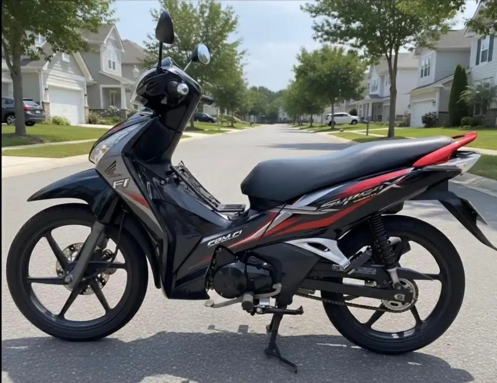 Honda Supra x 125 helm in 125cc. Tahun 2013