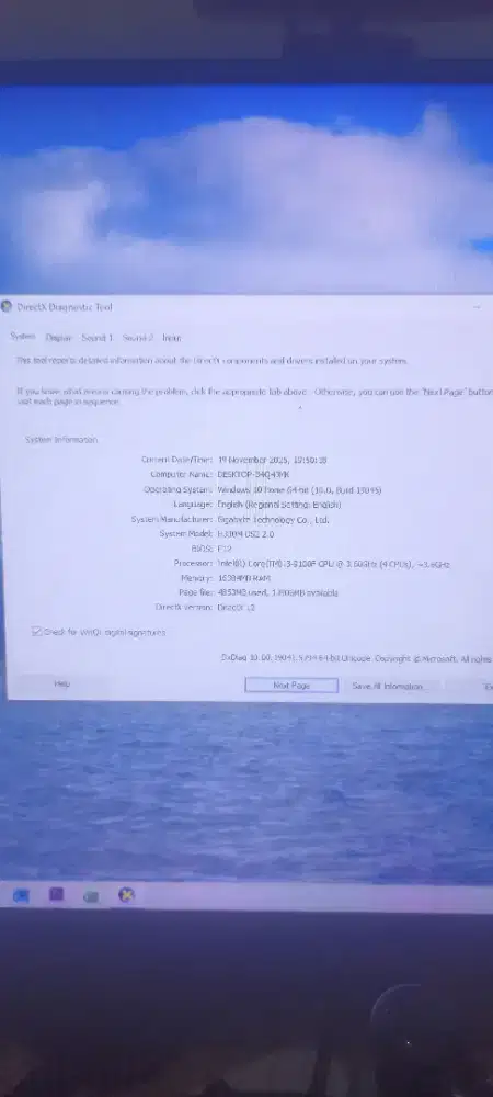 Jual PC dengan spesifikasi yang ada di foto