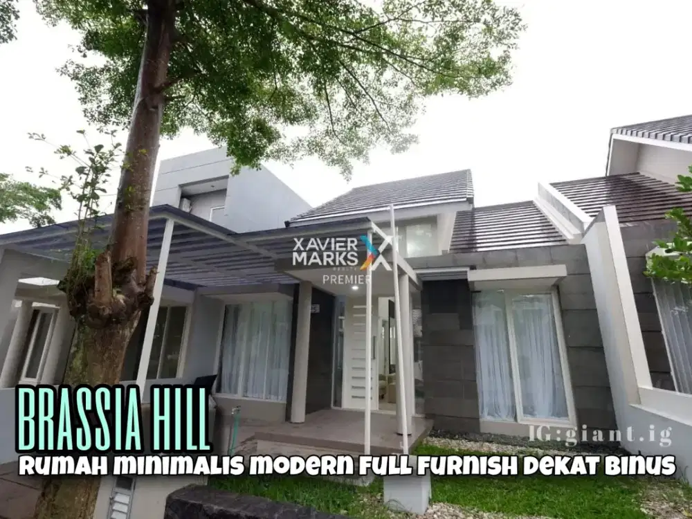 Rumah Minimalis Modern Furnish di Brassia Hill Araya Malang