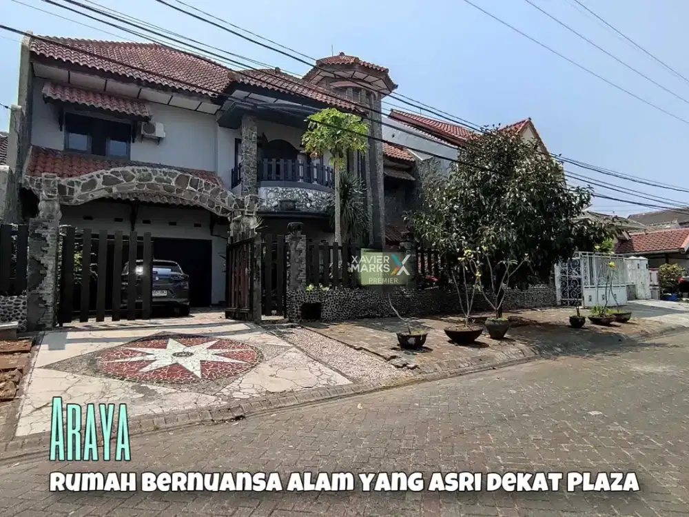 Rumah Desain Natural Alami di Araya Blimbing Malang