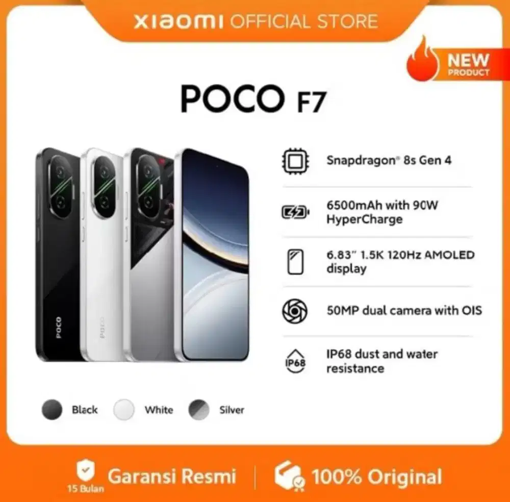 Poco F7 Black 12/512 GB