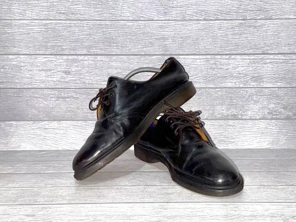 ️Dr. Martens 1461 PW Plain Welt Black Smooth 3 Eye