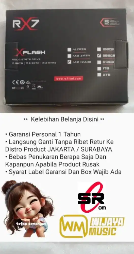 NVME 256 GB [ WINDOWS 11 PRO - 26H1 ] FREE PASANG