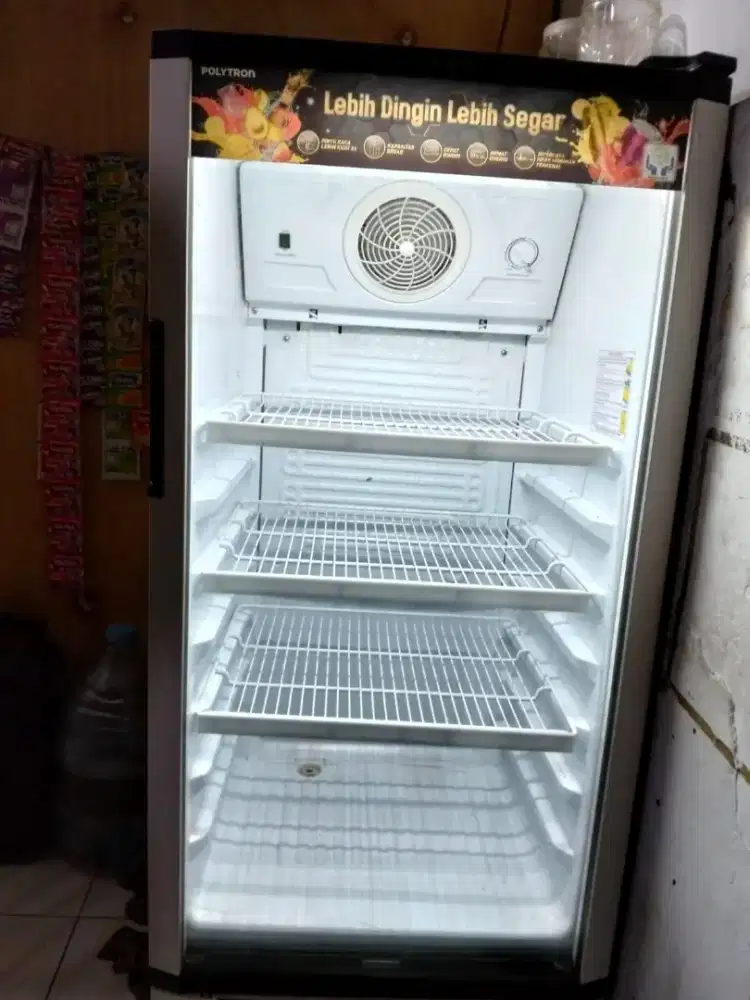 Jual showcase(lemari pendingin) Polytron