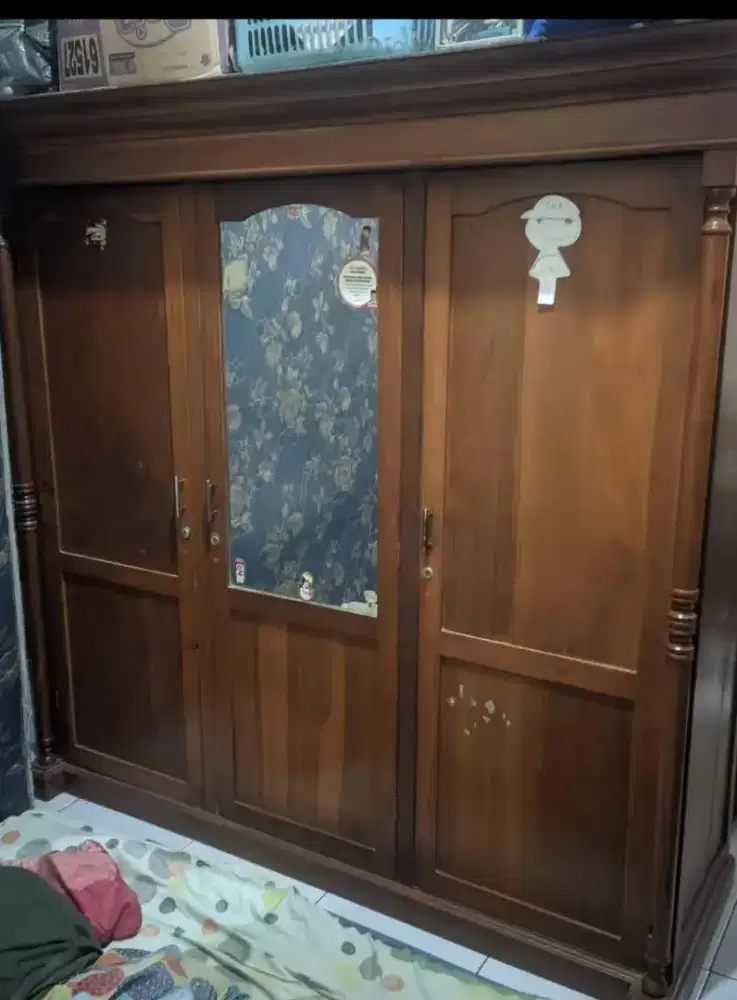 Jual lemari baju kayu