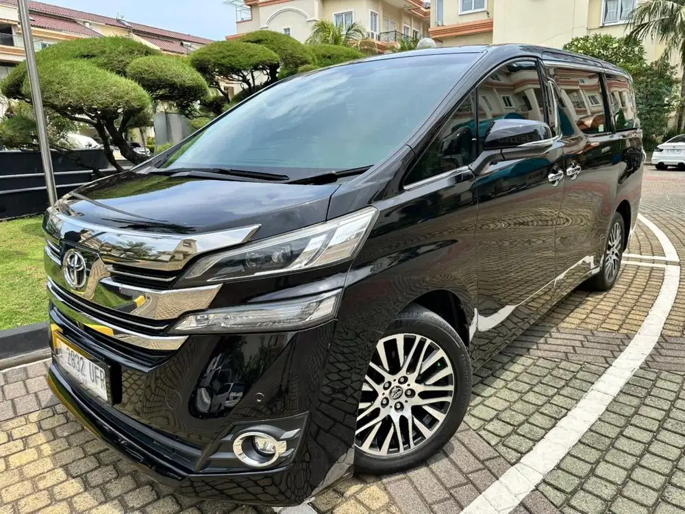 Vellfire 2018 nik 17, G atpm, hitam - hitam, full option (cash)