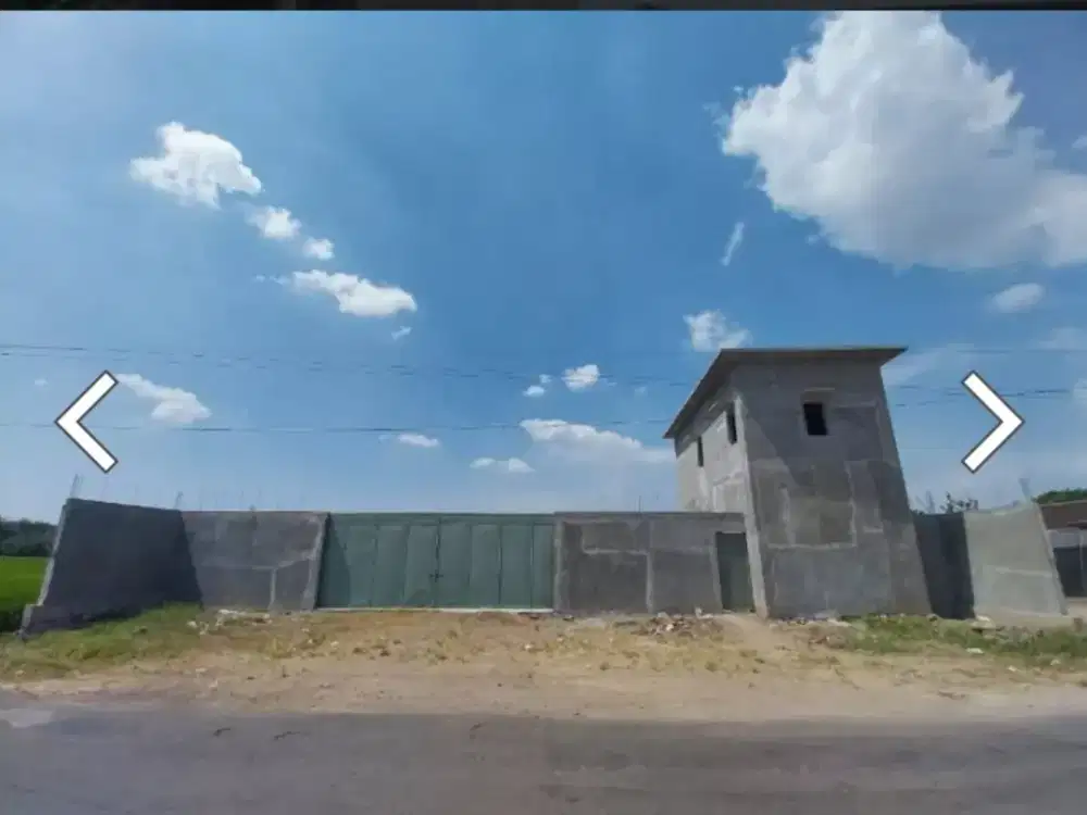 Sewa Tanah Gudang dekat Raya Ketimang wonoayu Sidoarjo