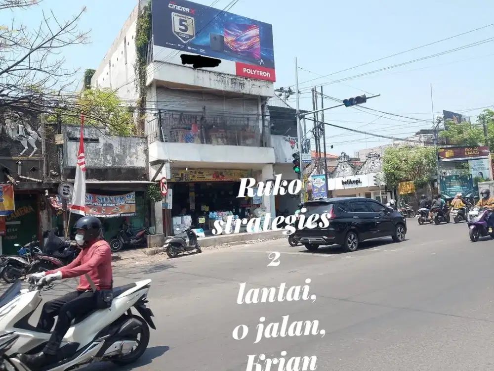 Jual Ruko strategies 2 lantai, 0 jalan raya, Krian