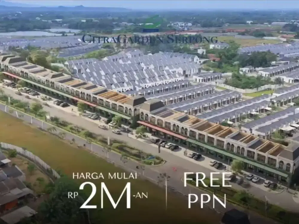 BARU! RUKO LA MADELEINE CITRAGARDEN SERPONG FREE PPN 20unit saja!