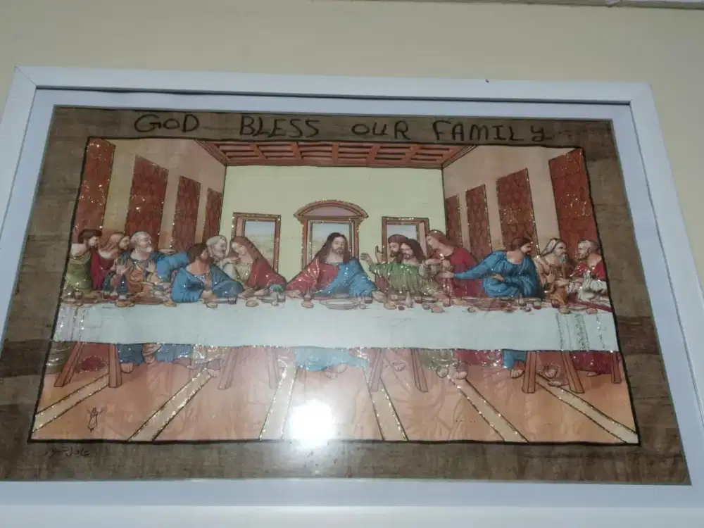 hiasan dinding pigora