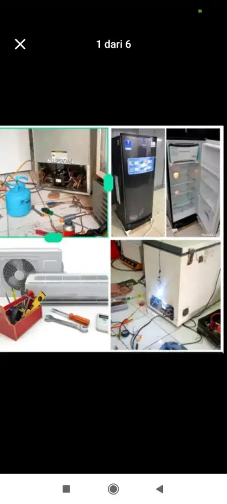 Perbaiki kulkas,showcase,frezer,m.cuci dan ac (service)