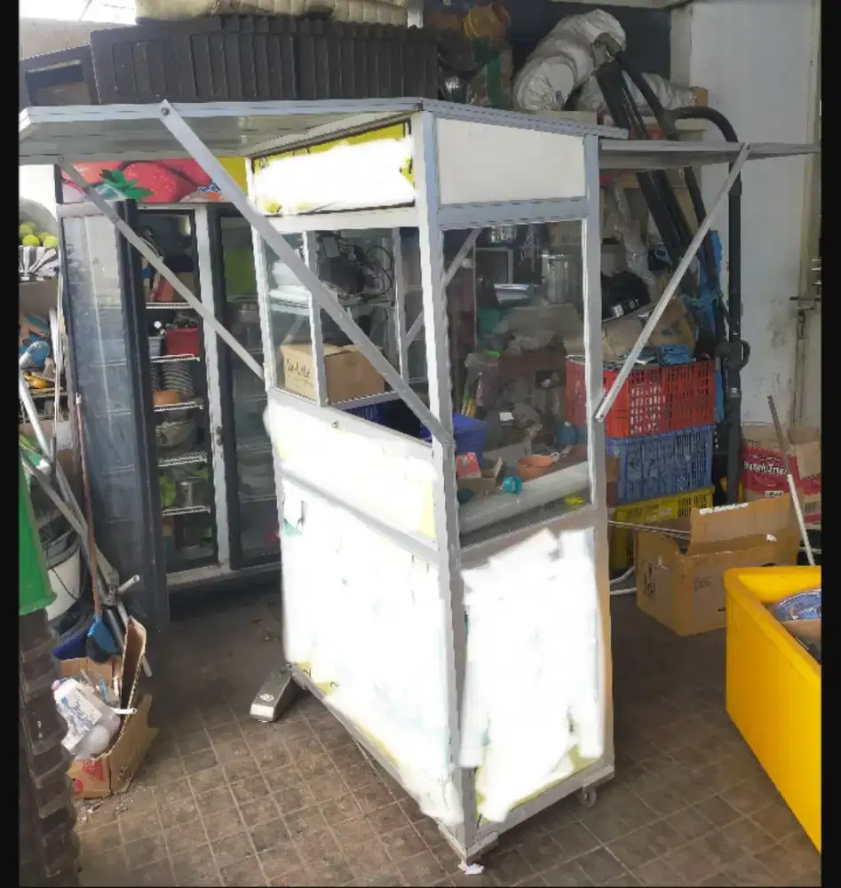 rombong aluminium buat jualan