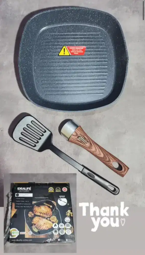 Grill Pan merk IDEALIFE