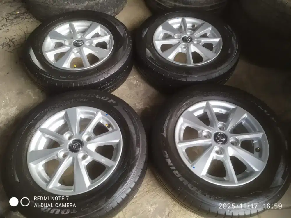 Velg avanza 2019 r14 ban dunlop 90%