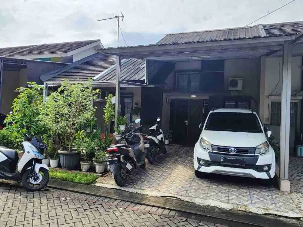 Rumah Cluster selangkah ke stasiun Cisauk dan 10 menit ke tol BSD