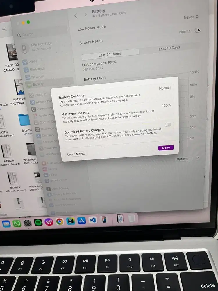 macbook air m3 13inch 8/256gb Starlight