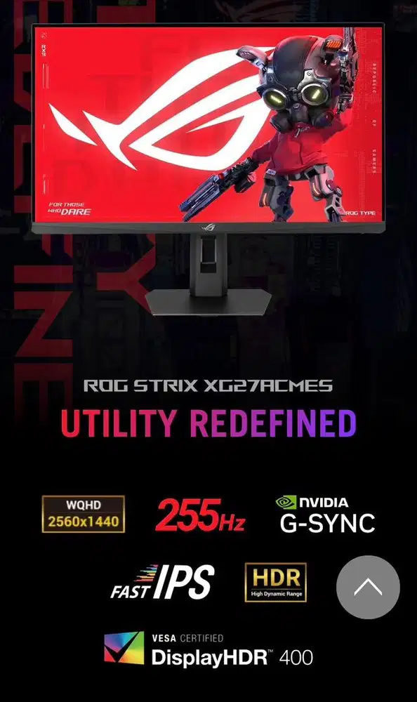 Monitor 27 Asus ROG Strix XG27ACMES
