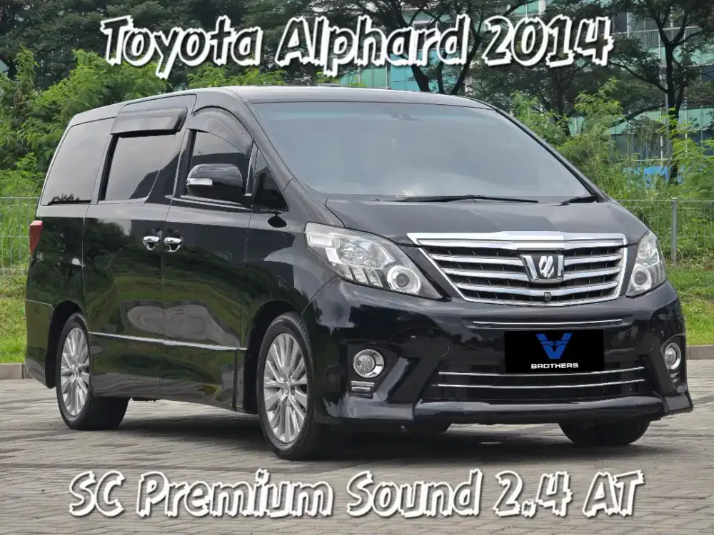 Toyota Alphard 2014
SC Premium Sound 2.4 Automatic (DP 1 juta) KM 85rb