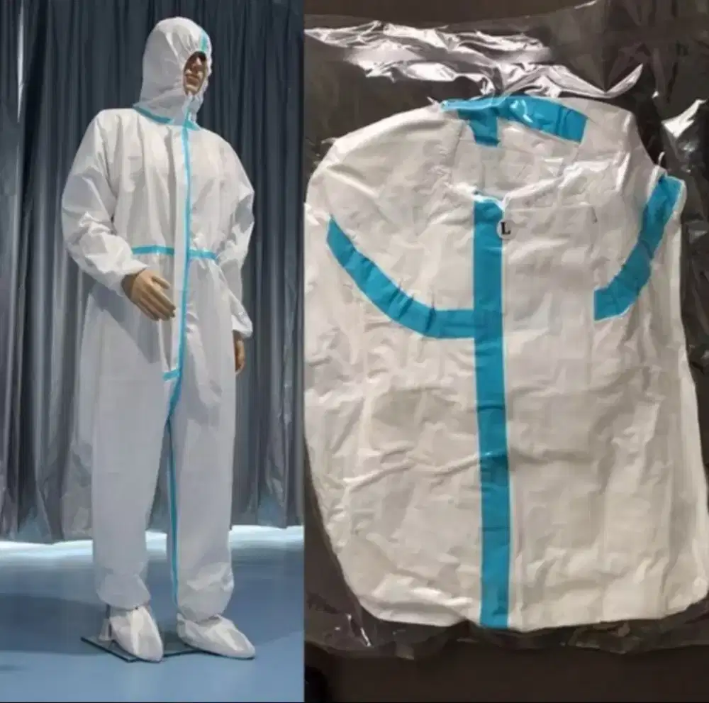 Jas Hujan Waterproof - Hazmat Suit / APD Serbaguna Kualitas Premium