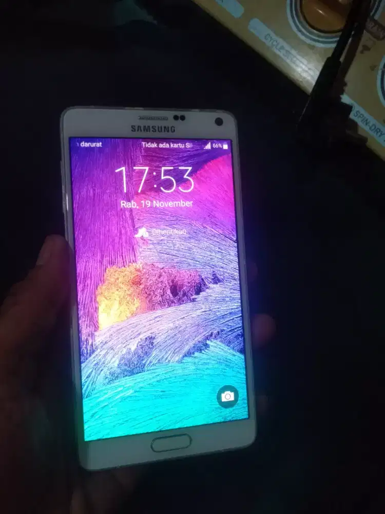 Tab jual hape Samsung note 4 ram 3 32 normal jaya
