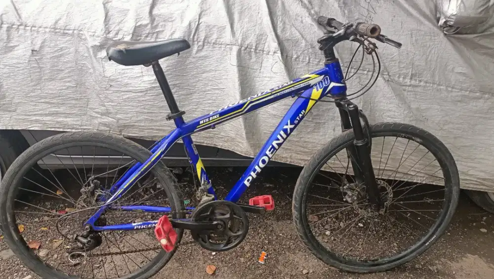Sepeda MTB phonik uk26 rem pakem ban tebal semua siap pakai
