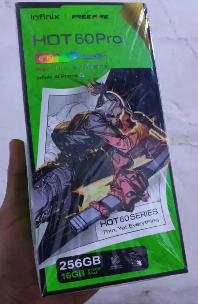 Jual Santai Infinix Hot 60 Pro fullset pemakaian 2 bln