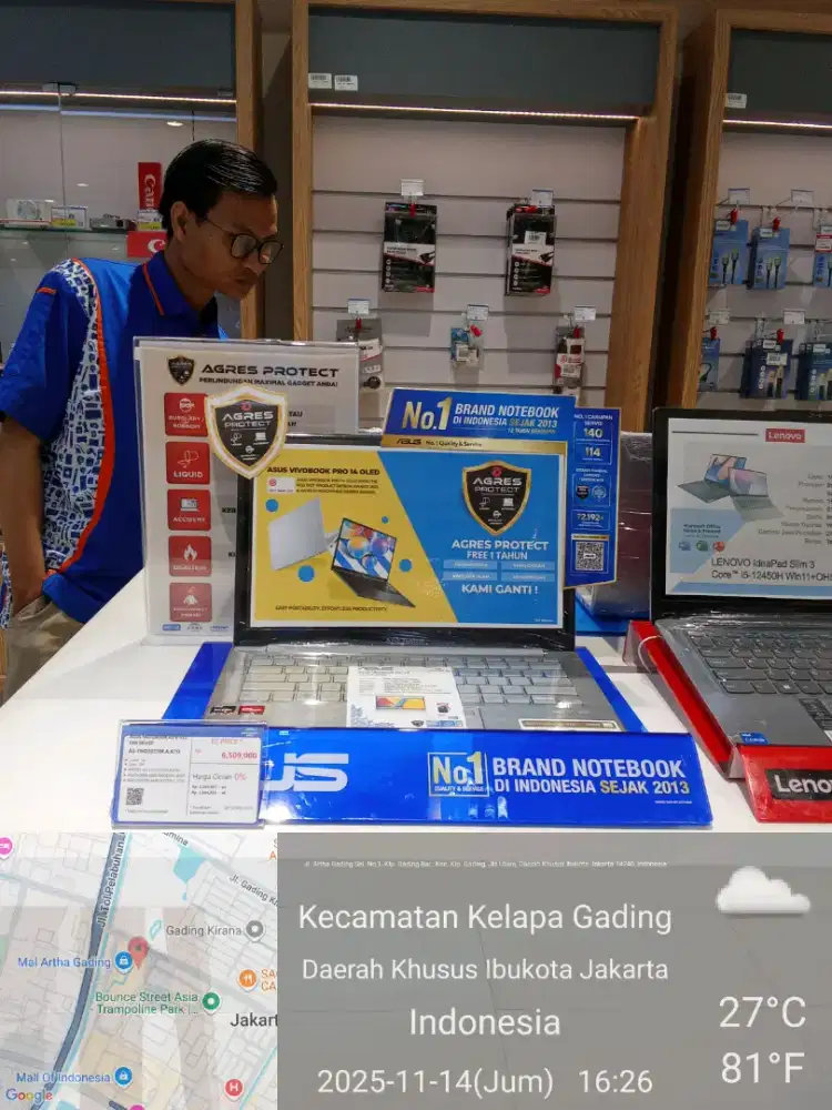 PROMO ASUS RYZEN 3 RAM 8 SSD 512 FREE AGRES PROTECT