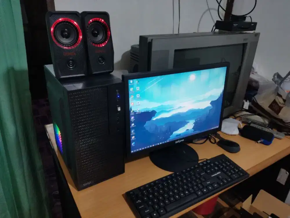 Rakitan PC core i3 fullset kondisi baru cocok utk kasir, admin kantor