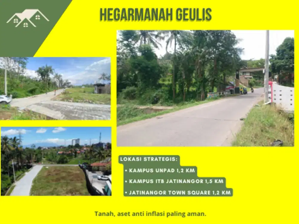 Hari Ini Harga Lama! Besok Naik. Amankan Kavling Strategis Hegarmanah Geulis Sekarang