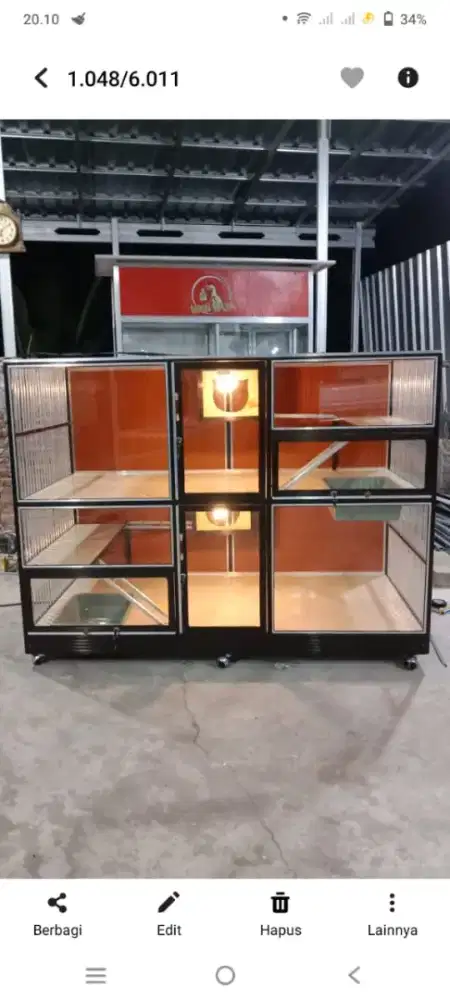 Cod kandang kucing pintu 2