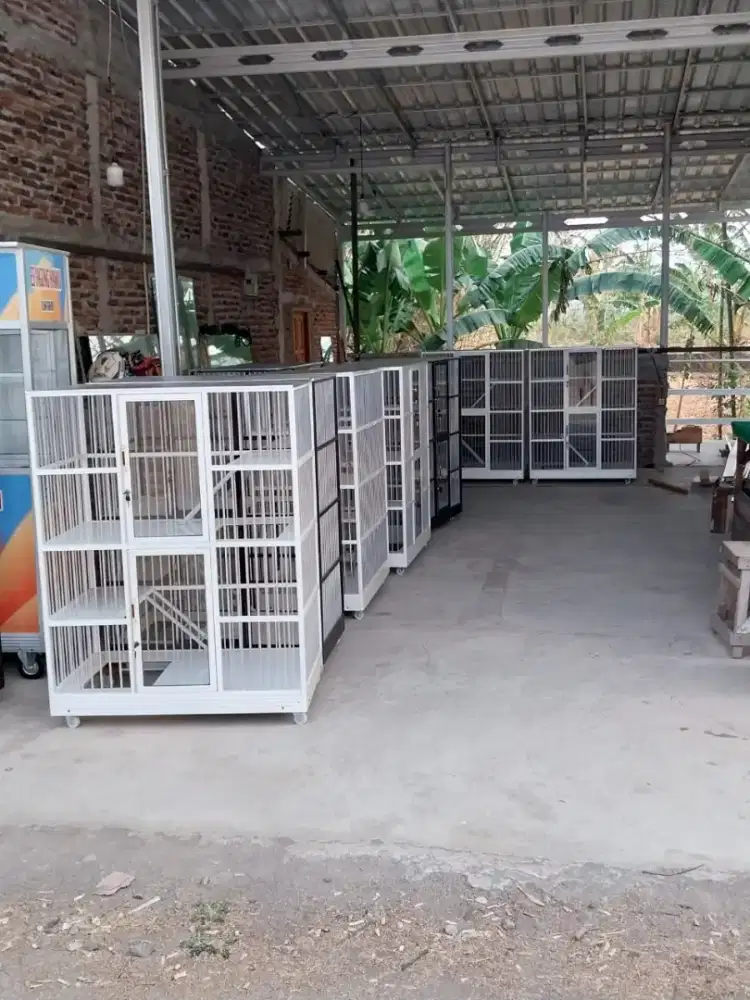 Jual kandang kucing alumunium