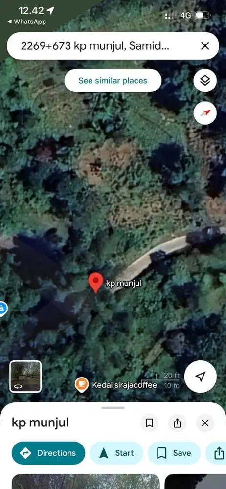 Jual tanah murah 199m2