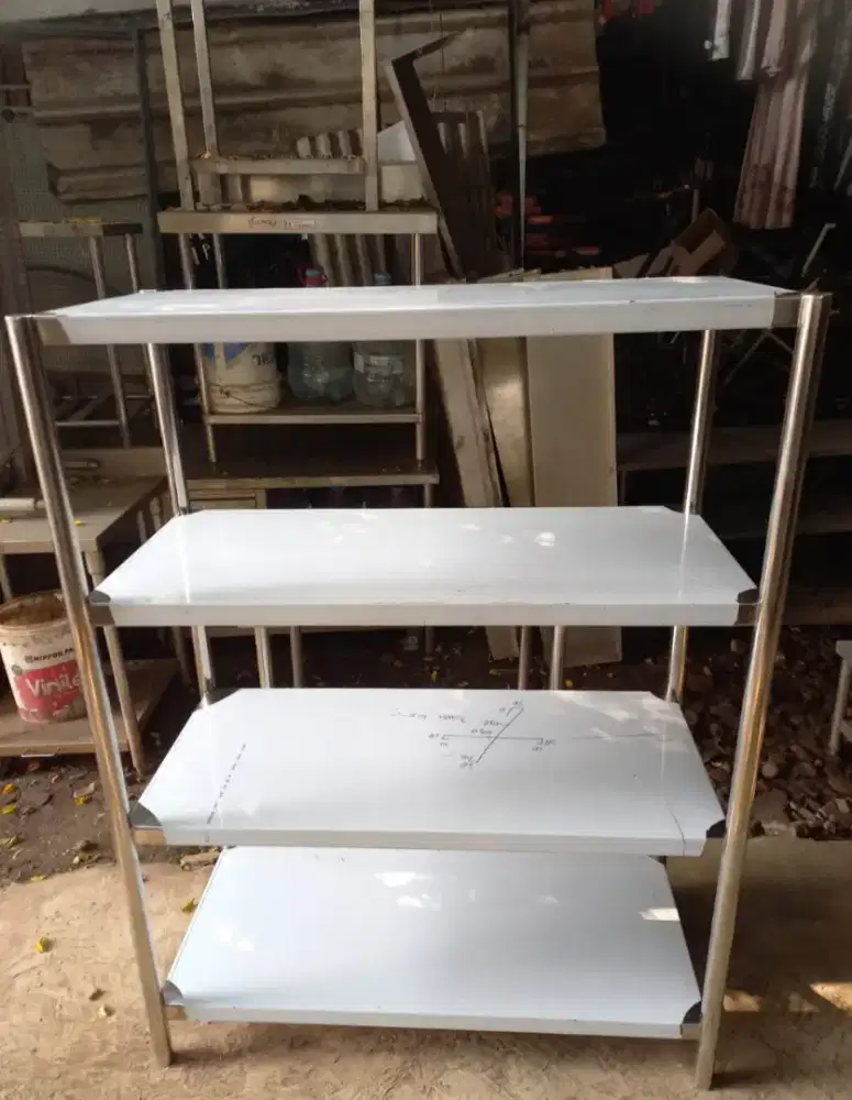 Jual rak solid 4 tingkat