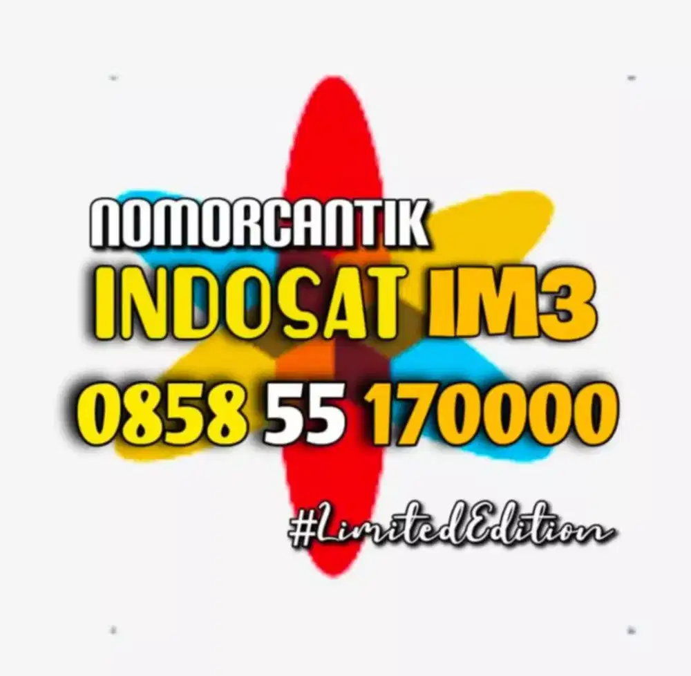 (bisa COD) Nomor Cantik Kartu INDOSAT IM3 HOKI KUARTED 170000 #09