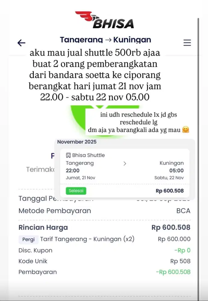 Ticket Shuttle JAKARTA - KUNINGAN