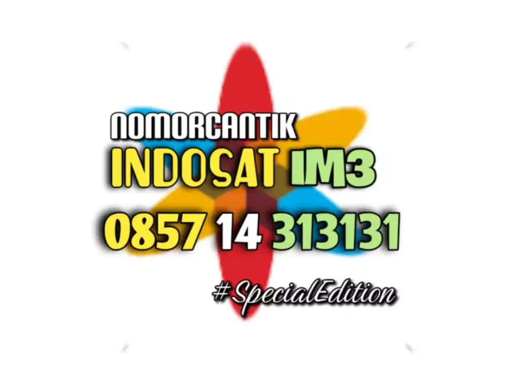 (bisa COD) Nomor Cantik Kartu INDOSAT IM3 HOKI TRIPEL AB 313131 #09